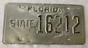 Rare Florida License Plate - STATE #16212 - Poor Condition, Government Official - Picture 1 of 6