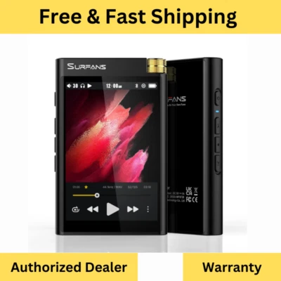 Surfans F28 HiFi Bluetooth Mp3 Player High Res Lossless Portable Music Player