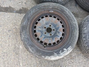 1X FORD GALAXY 2012 STEEL SPARE 16" WHEEL WITH GREAT TYRE TREAD 215 60 16 - Picture 1 of 6