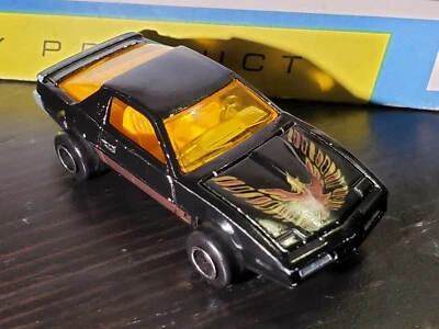 Majorette 1982-1984 Pontiac Firebird #248 Black w/Gold Bird on Hood 1:64 Scale - Image 1 of 4