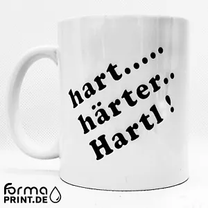 Tazza Hartl dura dura scritta tazza Rosenheim tazza da caffè - Foto 1 di 2