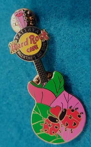PATTAYA VALENTINES DAY KISSING LADYBUGS INSECT GUITAR 2005 Hard Rock Cafe PIN LE - Picture 1 of 1