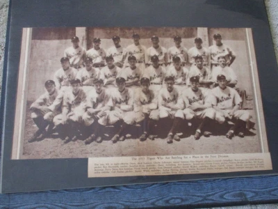 Vintage Detroit Tigers Baseball Portfolio Newspaper Clippings 1930's-40's - Image 1 of 4