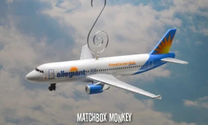 Sun Livery Allegiant Airbus A320 Airplane Jet Custom Christmas Ornament Adorno - Picture 1 of 10