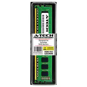 8GB 2x 4GB ECC UDIMM (Synology RAMEC1600DDR3-4GBX2 Equivalent) Server Memory RAM - Picture 1 of 2