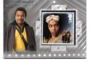 2020 Topps Star Wars Masterwork STAMP RELIC Trading Card SC-LJ LANDO CALRISSIAN - Picture 1 of 2