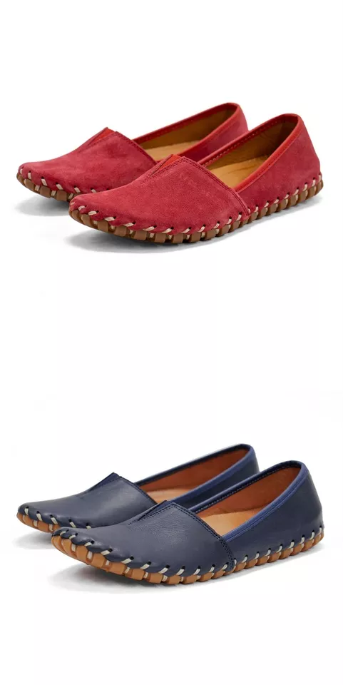 Women's Spring Step Kathaleta Leather Suede Slip-On Shoes Loafer - Image 1 of 1