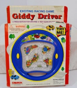 De Colección Nuevo en Caja Nuevo Raro Creatoy Giddy Driver 1997 Juego de Viajes Caja Completa Niños Diversión - Imagen 1 de 7