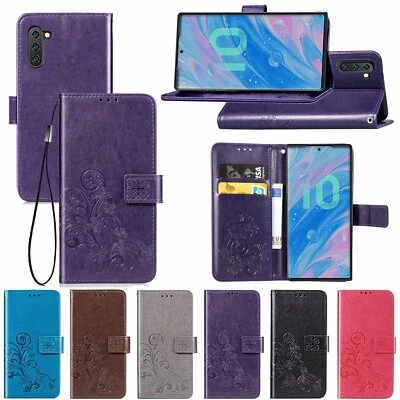 Magnetic Leather Flip Wallet Case Cover for Samsung Galaxy S23 Ultra S22 S21 S20 - Image 1 of 4