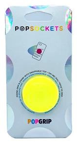 Popsockets Jolt Neon Yellow Bright Swappable Top Popsocket Pop Socket PopGrip - Picture 1 of 3