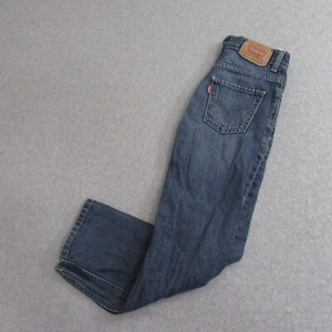Levi's Boys Straight Leg Jeans 25 x 25 Blue 511 Medium Wash Denim Pocket - Picture 1 of 11