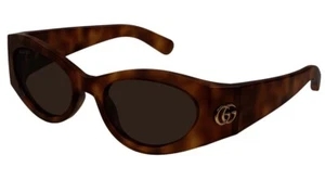 GUCCI GG1401S 002 53-19-130 OCCHIALE DA SOLE HAVANA BROWN lenti BROWN - Picture 1 of 2