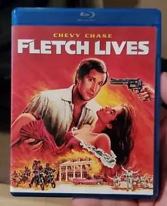 FLETCH LIVES 1989 BLU-RAY LIKE-NEW CHEVY CHASE COMEDY RARE OOP - Picture 1 of 2