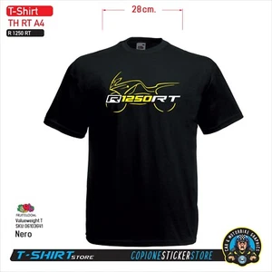 T-SHIRT Custom Shirt BMW R 1250 RT Motorrad Style schwarz TH RT A4 - Bild 1 von 2
