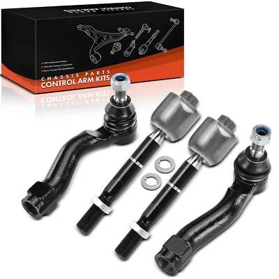 4x Kit de extremo de barra de amarre para Toyota Land Cruiser 08-21 Lexus LX570 delantero interior y exterior Foto 1 de 4