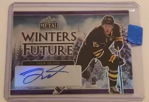 2017 Foglia Metallo Winters Future Jack Ghilande Viola #d 6/10 Auto NHL Hockey SSP - Foto 1 di 3