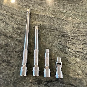 Snap On value combo 1/4” extension universal package 2,4,6” extensions, tmu8B - Picture 1 of 5