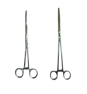 Straight or Curved 10'' Set of 10 Pieces Fishing Forceps Unhooking Carp Pike Fly - Picture 1 of 7