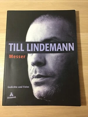 Messer: Gedichte und Fotos - Eichborn Rammstein | Till Lindemann Rammstein - Bild 1 von 3