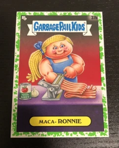 2021 Garbage Pail Kids Food Fight Booger Green Maca-Ronnie #37B - Bild 1 von 2
