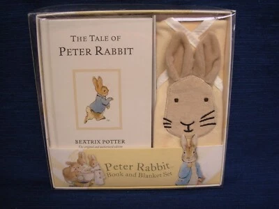 Новый в коробке Сказка о кролике Питере Беатрикс Поттер подарочный набор книга одеяло милый ребенок ясельного возраста - Изображение 1 из 3