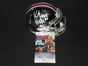MINI CASCO KIRK HERBSTREIT FIRMADO OHIO STATE BUCKEYES CROMO RIDDELL JSA ESPN - Imagen 1 de 4