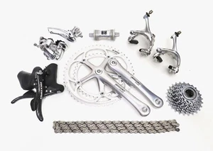 Campagnolo Chorus with Record Carbon ergopower - vintage groupset 10 speed VGC - Bild 1 von 24