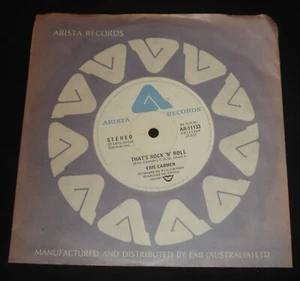 ERIC CARMEN - THAT'S ROCK 'N' ROLL - 1976 ARISTA 45 - 1970s POP - Picture 1 of 1