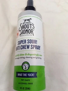 Skout's Honor Pet Supply Co Super Sour Anti Kau Spray Alkoholfrei Ablaufdatum 9/2028 - Bild 1 von 2