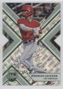 2018 Panini Elite Extra Edition Status Emerald Die-Cut /49 Jeremiah Jackson #56