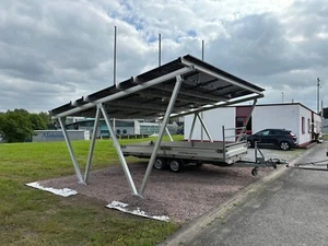 Carport PV Solar - Aluminium Solarcarport 3x5 für 15 Module aus der Ausstellung - Bild 1 von 24