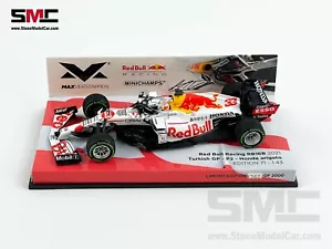 Red Bull F1 RB16B Max Verstappen Turkish GP 2021 World Champion 1:43 MINICHAMPS - Picture 1 of 8