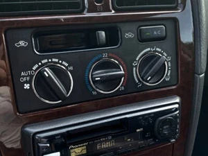 Fits Toyota Avensis T22 97-00 Heater Surrounds A/C Control Rings Polished Alloy - Foto 1 di 7