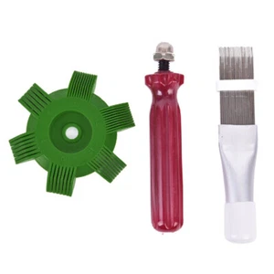 New Chic Heat Dissipating Fin Comb Cleaning A/C Condenser Coils Brush Condenser - Picture 1 of 12