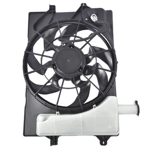 Radiator Cooling Fan w/ Coolant Overflow Recovery Reservoir for Elantra 2021-23 - Picture 1 of 12