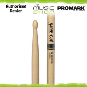 Pair of Promark Forward 5B Hickory Wood Tip Drumsticks - TX5BW (Drum Sticks) - Picture 1 of 6