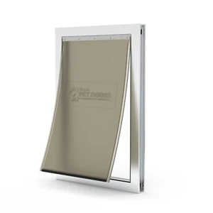 XL PREMIUM ALUMINIUM DOG DOOR - Aussie Pet Doors, Soft Flap - Extra Large Dog - Picture 1 of 4