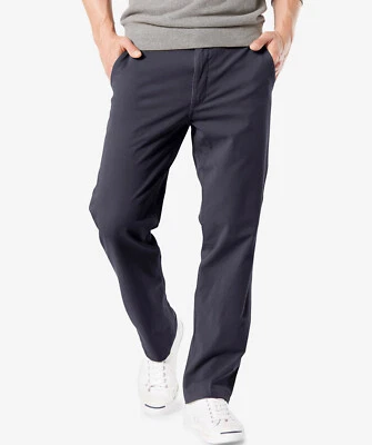 Dockers Mens Blue Navy Big & Tall Chino Smart 360 Flex Pants $76 - Image 1 of 4