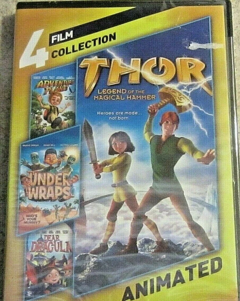 4 Film Animated Collection: Thor/Adventure Plane /Underwraps/ Dear Dracula (DVD) - Image 1 of 2