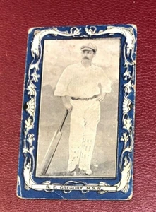 WILLS AUSTRALIAN & SOUTH AFRICAN CRICKETERS CIGARETTE CARD S.E GREGORY NSW 1910 - Picture 1 of 2