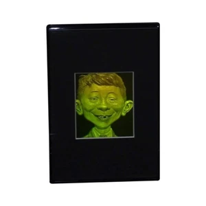 3D Madd Magazine Alfred E Newman Hologram Picture DESK STAND, Photopolymer Type - Picture 1 of 7
