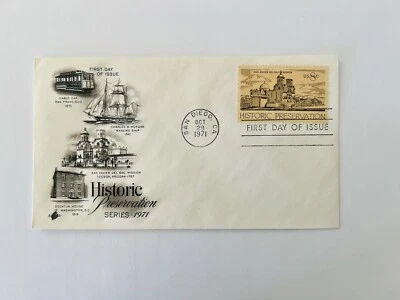 USPS FDC #1443 1971 8¢ San Xavier del Bac Historic Preservation ArtCraft ST693 - Image 1 of 2