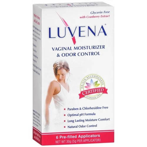 Luvena Hidratante Vaginal y Control de Olores, 5g Aplicadores Precargados 6 ea Foto 1 de 1