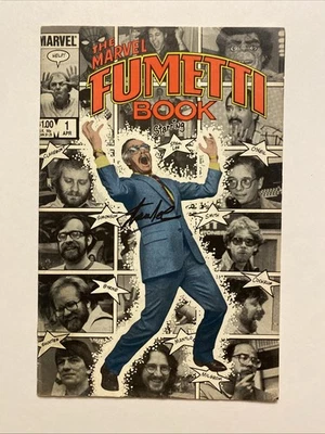 Marvel Fumetti Book #1 (Marvel Comics 1984) UNVERIFIED STAN LEE SIGNATURE VG/FN - Image 1 of 4
