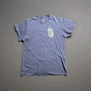 Camiseta Empyre Gris Calavera Y Rosas Gráfico Medio Envejecido Usado Patinador - Imagen 1 de 8