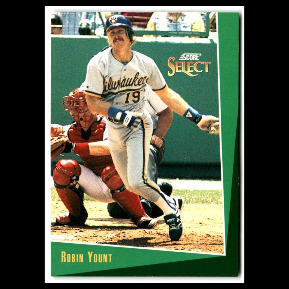 Robin Yount #22 1993 Select Milwaukee Brewers Baseball Card MLB NM - Image 1 of 3
