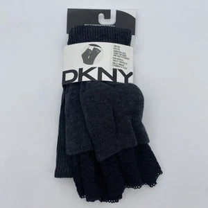 NWT DKNY Sweater Lace Top Over The Knee Lace Gray One Size Fits Most 0B139 - Picture 1 of 3