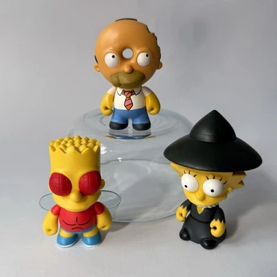 Kidrobot Simpsons Treehouse of Horror S1 Lot Donut Homer, Fly Bart & Lisa 2013 - Image 1 of 4