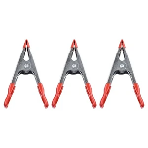 Reliable A Shaped Spring Clamps 3 Pack 4 inch Metal Grip Tool for Woodworking - Picture 1 of 24