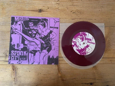 The Misfits Spook City U.S.A Vinyl Purple 7” Vinyl Viola Ex Ex - Bild 1 von 4